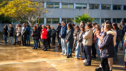 8M: Acte commemoratiu i lectura del manifest pel Dia Internacional de les Dones al campus de la UIB - Foto: A.COSTA/UIB