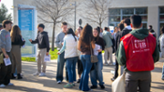 Punt informatiu de les jornades de portes obertes al campus universitari - Foto: A.COSTA/UIB