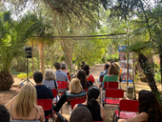 Acte de presentaci dels projectes d'investigaci en cooperaci. Converses a l'aire lliure.