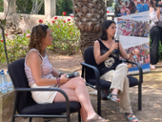 Acte de presentaci dels projectes d'investigaci en cooperaci. Converses a l'aire lliure.