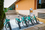 Estaci 5 (edifici de les installacions esportives): 13 bicicletes | Foto: A.COSTA/UIB