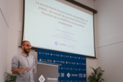 Presentaci de la tesi doctoral del doctor Miquel ngel Salv que presentar la tesi | Foto: A.COSTA/UIB