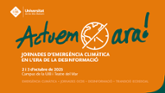 La UIB impulsa el debat sobre l&#x2019;emerg&#xe8;ncia clim&#xe0;tica amb les jornades &#xab;Actuem ara!&#xbb;